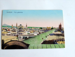 Carte Postale Ancienne : DAMAS : Vue Générale , Toits Des Souks - Syrie