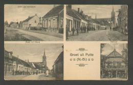 GROET UIT  PUTTE ,  OLD POSTCARD, O - Putte