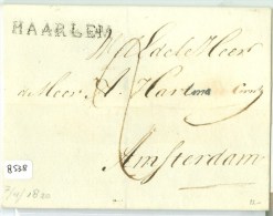 E.o. BRIEFOMSLAG Uit 1820 Van HAARLEM Naar AMSTERDAM   (8538) - ...-1852 Voorlopers