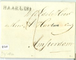 E.o. BRIEFOMSLAG Uit 1820 Van HAARLEM Naar AMSTERDAM   (8538) - ...-1852 Prephilately