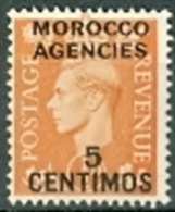 Grossbritannien Marokko König Georg VI. 5 C. + 10 C. + 15 C. Ungebraucht - Neufs