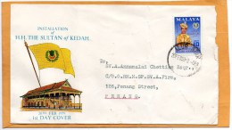 Kedah 1959 FDC - Kedah