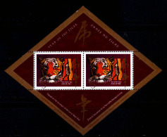 Canada 1998 Used. BF24 Año Lunar Del Tigre. Year Of The Tiger. - Blocks & Kleinbögen