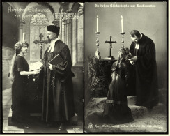 2 X Glückwünsche Zur Konfirmation  -  Ansichtskarten Ca.1910    (3228 ) - Comunioni