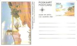 67545)cartolina Postale Da 14cent, Hartbeesportdam-hartbeespoort Dam Nuova - Cartas & Documentos