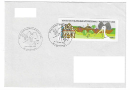 V 7 - LISA EXPO PHILATELIQUE INTERREGIONALE - RAEDERSHEIM 2009 - LISA VIERGE OBLITERE PAR BUREAU TEMPORAIRE Sur Lettre - 2010-... Illustrated Franking Labels