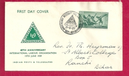 India FDC 1959 - Cartas & Documentos