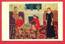 144720 / France  Art  Henri Matisse - ROOM FAMILY Games > Chess  Echecs Schach -  Russia Russie Russland Rusland - Chess