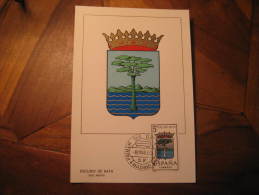 Madrid 1965 Escudo De Bata Coat Of Arms Arm Maxi Maximum Card RIO MUNI Spain Colonies Area España - Rio Muni