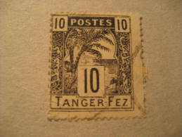 TANGER FEZ Poster Stamp Label Vignette Viñeta Spain Colonies Area España Marruecos Morocco Maroc - Marocco Spagnolo