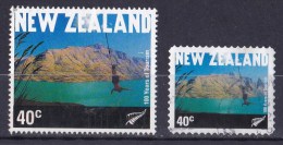 New Zealand 2001 Tourism Centenary 40c Bungy Jumping Sheet & Self-adhesive Used - Usati