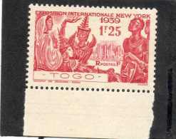 TOGO : Exposition Internationale De New-York De 1939 - - Unused Stamps