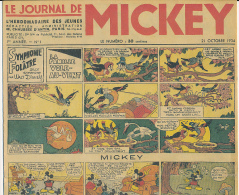 LE JOURNAL DE MICKEY N° 1 (21 Octobre 1934), Fac-similé Supplément Au Numéro 2209 (1994), 8 Pages, Bon état... - Journal De Mickey