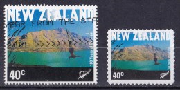 New Zealand 2001 Tourism Centenary 40c Bungy Jumping Sheet & Self-adhesive Used - - Oblitérés