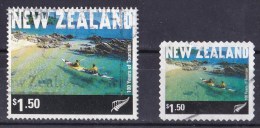 New Zealand 2001 Tourism Centenary $1.50 Sea-kayaking Sheet & Self-adhesive Used - Usados