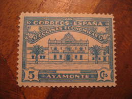 AYAMONTE Huelva Cocinas Economicas Poster Stamp Label Vignette Viñeta España Guerra Civil War Spain - Viñetas De La Guerra Civil