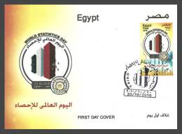 Egypt - 2010 - FDC - ( World Statistics Day ) - Ongebruikt