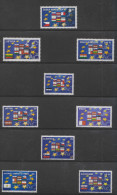 O) 2004 CZECH REPUBLIC- EUROPA,FLAGS OF EUROPEAN COUNTRIES, JOINT ISSUE MANY EUROPEAN, SET MNH - Other & Unclassified