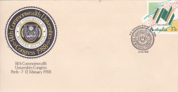 Australia 1988 200 Club 14th Commonwealth Universities Congress Souvenir Cover No.01 - Cartas & Documentos