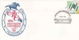 Australia 1988 200 Club 20th Asian Racing Conference, Souvenir Cover No.33 - Cartas & Documentos