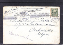 Danemark - Carte Postale De 1906 - Imprimé - Cartas & Documentos