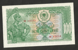 ALBANIA - 100 LEK (1957) - Albanie