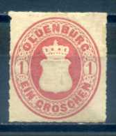 GERMANY OLDENBERG - 1862, 1G RED - Oldenbourg