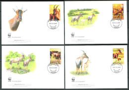 TANZANIE 2006 - 4 Env WWF 1er Jour - Damaliscus (Antilope) - (Y 3441/44) - FDC