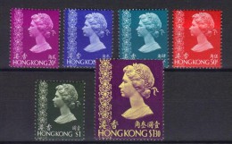 W915 - HONG KONG  , Elisabetta Ordinaria : Sei Valori Nuovi ** - Usados