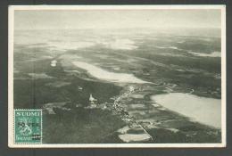 FINLAND  RANTASALMI , 1932  SOTKAMO , OVERPRINTED 50 PEN.  ,  OLD POSTCARD, 0 - Briefe U. Dokumente