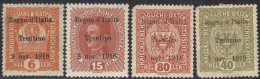 ITALIA - ITALY - TRENTINO ALTO ADIGE - SOPRASTAMPATO AUSTRIA  -  LOT -  *MLH  - 1918 - Trentin