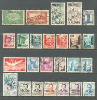1933 - 1962 MOROCCO STAMPS 25x ALL USED - Gebraucht