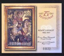 HUNGARY - 2002. S/S  - Ceramics By Margit Kovács / 75th Stampday / Relief MNH!! Mi Bl.275. - Nuevos