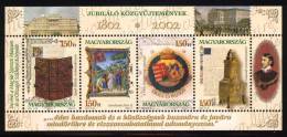 HUNGARY - 2002. S/S - Founding Of Hung.National Museum And National Szechenyi Library  MNH!! Mi Bl.271. - Unused Stamps