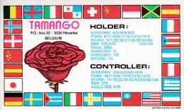 QSL COLLECTOR CARD POMA  # 1025 " TAMANGO " HEVERLEE - BELGIUM - Otros & Sin Clasificación