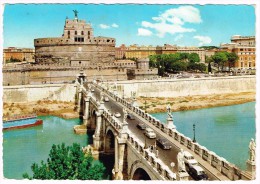 M2964 Roma - Castel Sant'Angelo - Auto Cars Voitures / Viaggiata 1971 - Castel Sant'Angelo