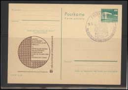 GERMANY DEUTSCHLAND DDR Stamped Stationery Special Cancellation D-DDR ST STAT 032 Microelectronics Symposium 1985 - Andere & Zonder Classificatie