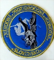 Police Slovaque - Slovakia, écussons Tissu-Patches, Police Nationale Antidrogue, SWAT - RIOT Unit - Police & Gendarmerie