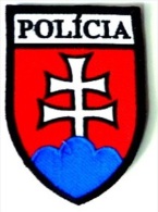 Police Slovaque - Slovakia, écussons Tissu-Patches, - Polizia