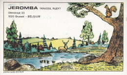 QSL COLLECTOR CARD POMA  # 1629 " JEROMBA " BRUSSELS  - BELGIUM - Autres & Non Classés