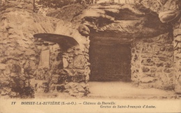 ( CPA 91)  BOISSY-LA-RIVIÈRE  /  Château De Bierville - Grottes De Saint-François D' Assise - - Boissy-la-Rivière