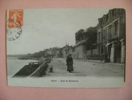 CP  ABLON   QUAI DE BARONNIE - ECRITE EN 1910 - Ablon Sur Seine