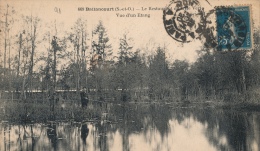 Delcampe - ( CPA 91)  BALLANCOURT  /  Le Restaurant De L'Ile Verte - Vue D'un Étang  - - Ballancourt Sur Essonne