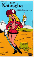 QSL COLLECTOR CARD SCREENMACK ARTIST # 18 ( PART 2/2 ) " LADY NATASCHA " HEVERLEE - BELGIUM - Autres & Non Classés