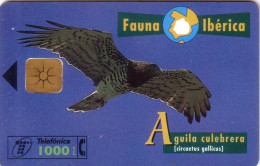 ESPAGNE SPAIN FAUNA IBERICA AGUILA CULEBRERA  1000 PTAS UT D + 8 N° - Aquile & Rapaci Diurni