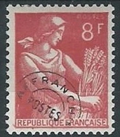 1954-59 FRANCIA PREANNULLATI MIETITRICE 8 F MH * - EDF01 - 1953-1960