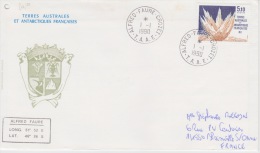 ALFRED FAURE   CROZET  1-1-1990 1er Jour - Covers & Documents