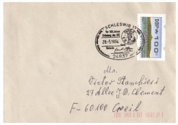 1994, LETTRE ALLEMAGNE, DISTRIBUTEUR, SCHLESWIG 100 JAHREN / 172 - Machine Labels [ATM]