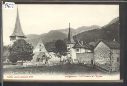 DISTRICT DU PAYS D´ENHAUT /// ROUGEMONT - EGLISE ET CHATEAU - TB - Rougemont