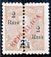 !										■■■■■ds■■ India 1914 ES#285(*) Local Republica Mouchon 2/2,5 Réis (x4060) - Portuguese India